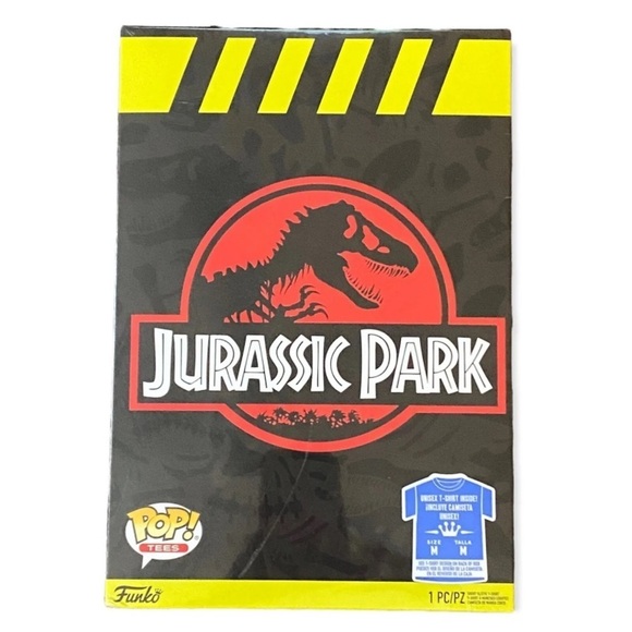 Jurassic Park Funko Pop Tees Boxed Limited Edition T Shirt Unisex Medium NEW - Picture 1 of 2